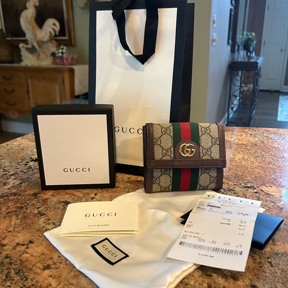 Gucci Ophidia GG Supreme Wallet - Picture 2 of 14